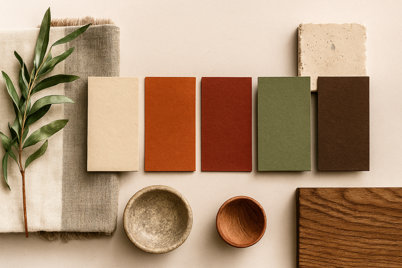 Palette de couleurs naturelles